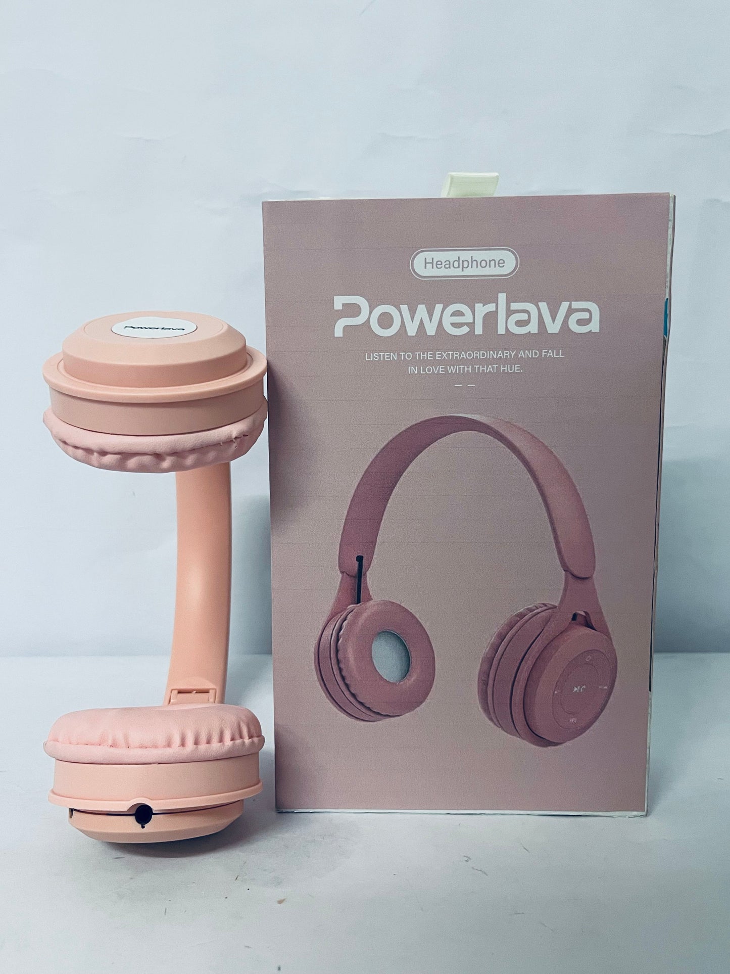 Powerlava Upgraded Hybrid Noise Cancelling Headphones with Transparent Modes Wireless Bluetooth with Mic Deep Bass Soft-Earpads Hi-Fi Audio Comfortable Fit Long Playtime for Home Office Travel Over Ear Pink