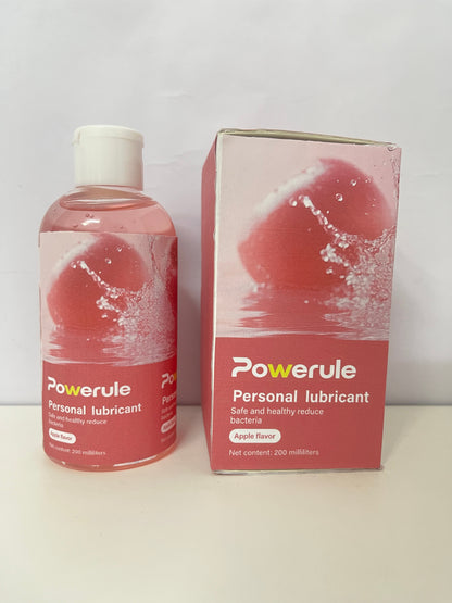 Powerule Apple Flavor Personal Lubricant