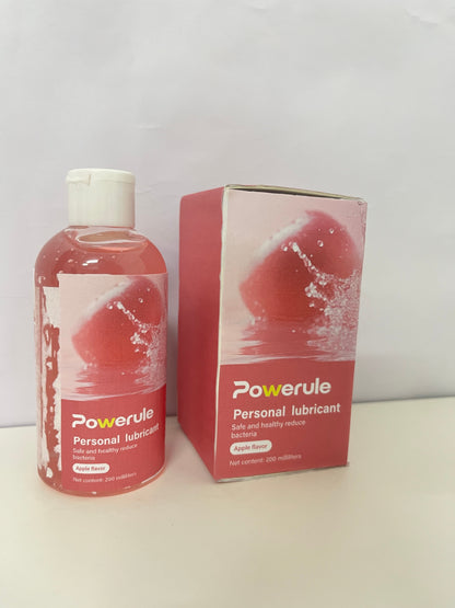 Powerule Apple Flavor Personal Lubricant
