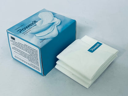 Powexit  Sanitary napkins Cotton Cover Pads - Regular Absorbency, Unscented, Ultra Thin Pads with Wings for Women