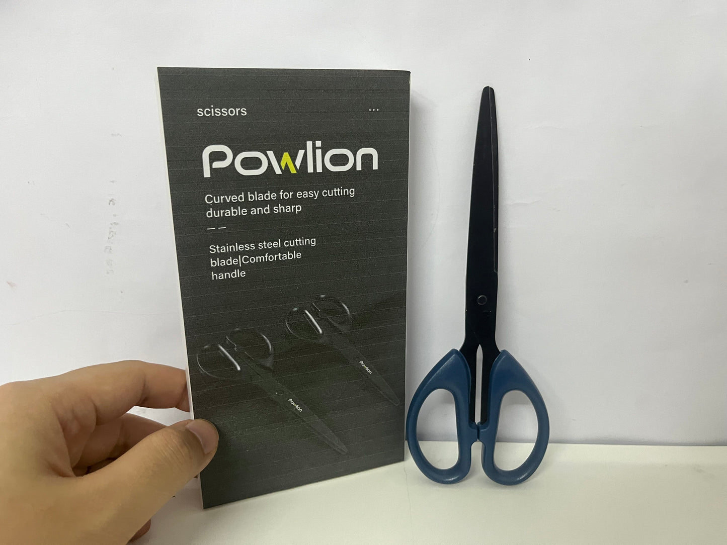 【Powlion Curved Blade Scissors】—— Sharp, Comfortable Cutting for Everyday Tasks