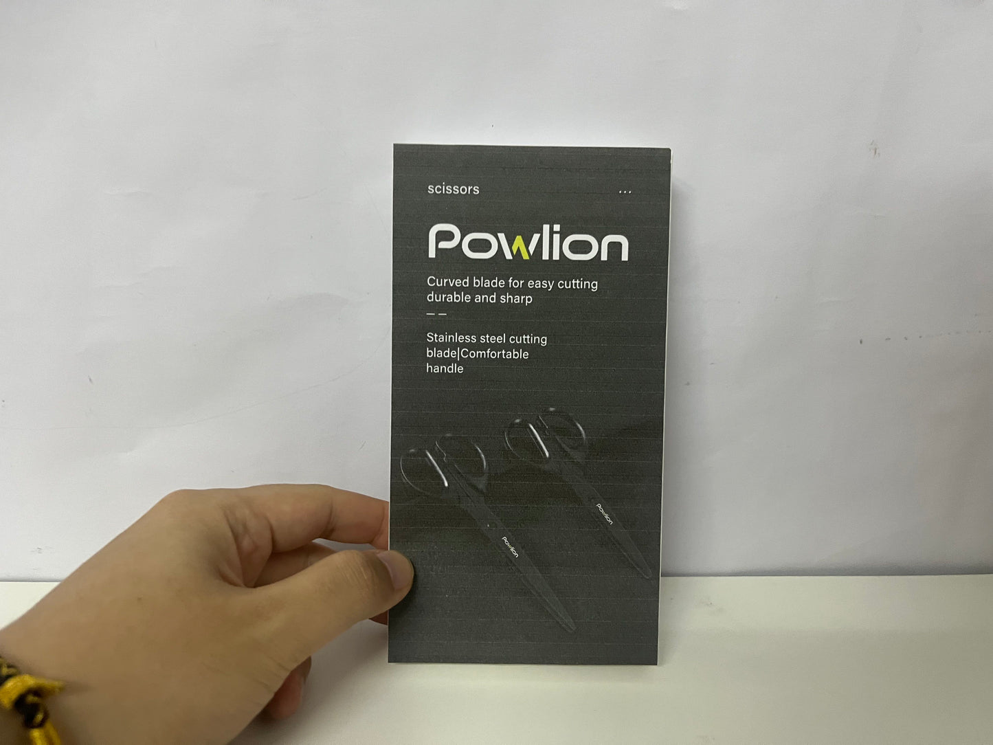 【Powlion Curved Blade Scissors】—— Sharp, Comfortable Cutting for Everyday Tasks