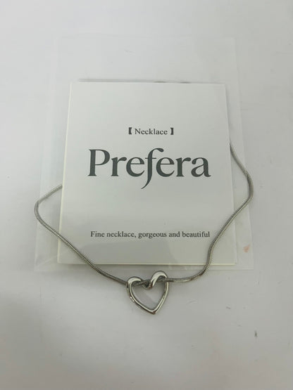 Prefera Jewelers Stainless Steel Open Heart Charm Wedding Statement Birthday Holiday Pendant Necklace