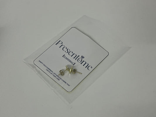 [Presentome Earrings]——Presentome Mini Heart Stud Earrings - 14K Gold Plated Delicate Ear Jewelry