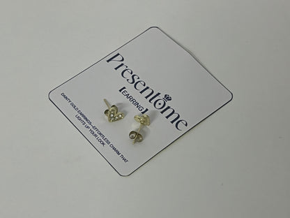 [Presentome Earrings]——Presentome Mini Heart Stud Earrings - 14K Gold Plated Delicate Ear Jewelry
