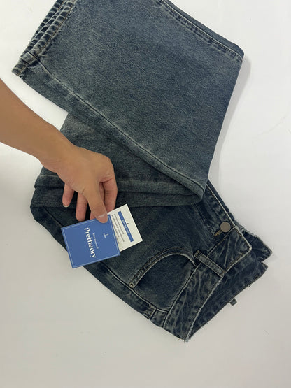 Pretheory Women's Super Hi Rise Wide Leg Denim