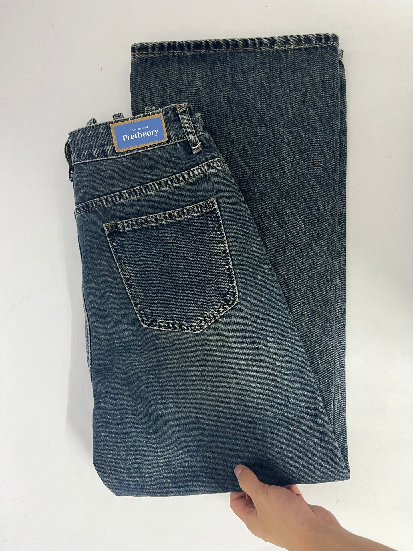 Pretheory Women's Super Hi Rise Wide Leg Denim