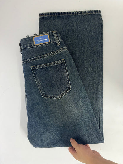 Pretheory Women's Super Hi Rise Wide Leg Denim