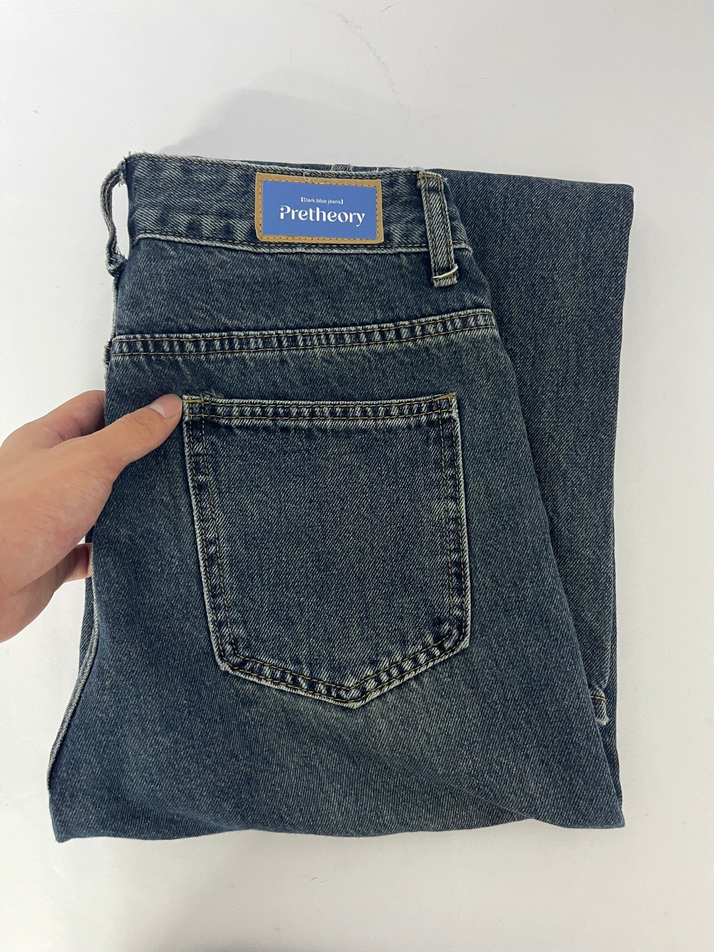 Pretheory Women's Super Hi Rise Wide Leg Denim