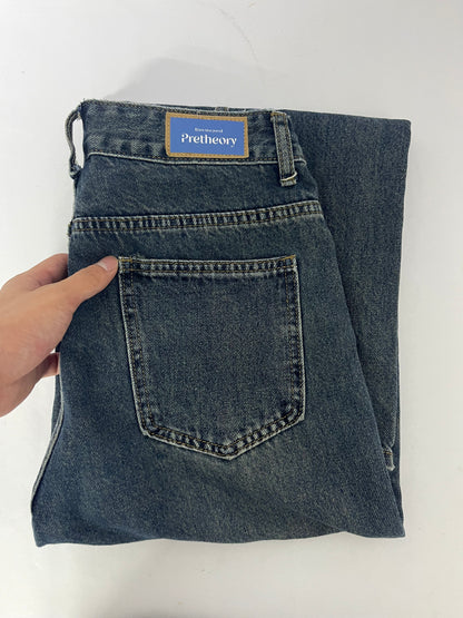 Pretheory Women's Super Hi Rise Wide Leg Denim