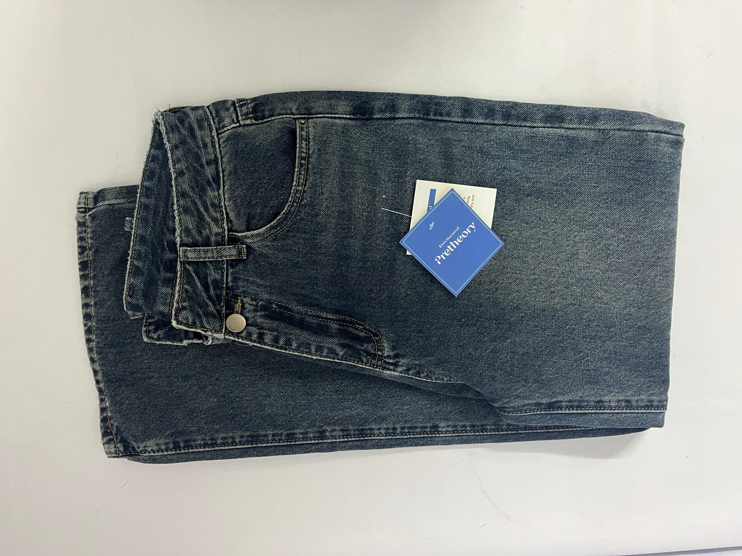 Pretheory Women's Super Hi Rise Wide Leg Denim