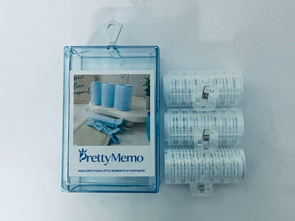 PrettyMemo 3-Pack Self-Grip Hair Rollers – 3.0cm (1") Curlers for Volume, Random Color