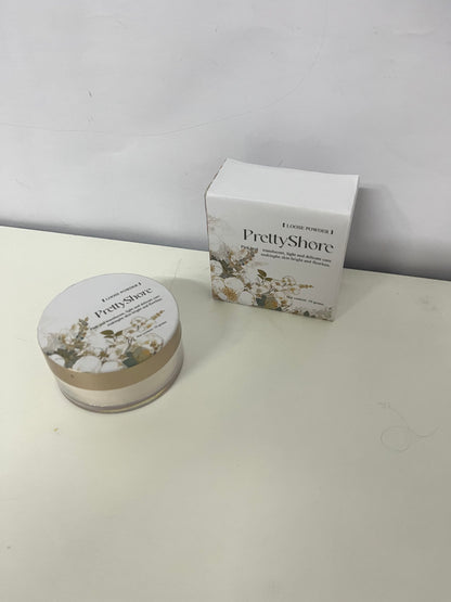 PrettyShore Loose Powder, Lightweight Brightening Setting Powder, Long-Lasting Oil Control & Pore Blurring, Natural Translucent Face Powder for Flawless Finish, 10g