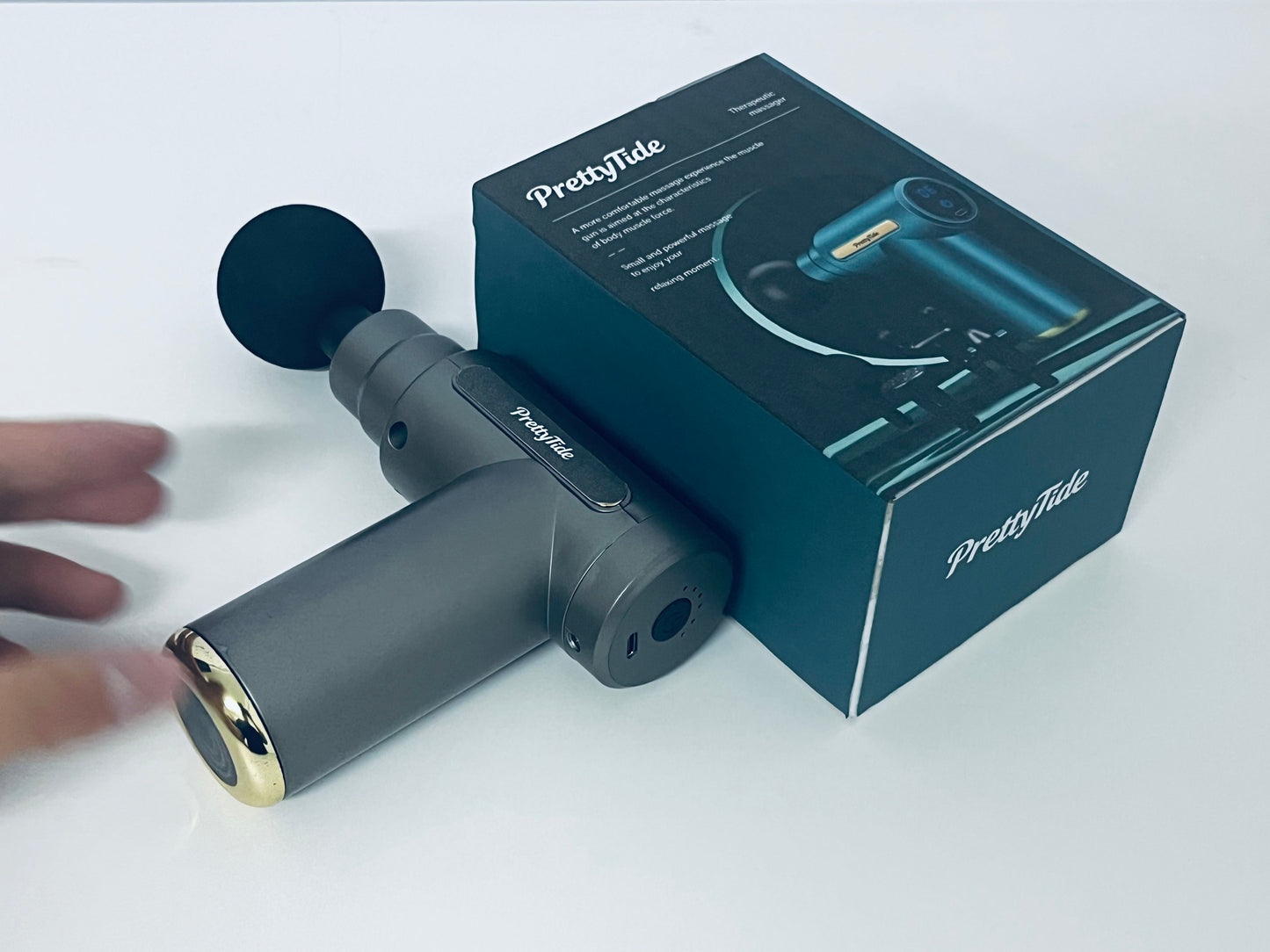 PrettyTide Portable Fascia Gun Mini & Powerful Comfortable Massage A Portable Relief Tool for Daily Relaxation