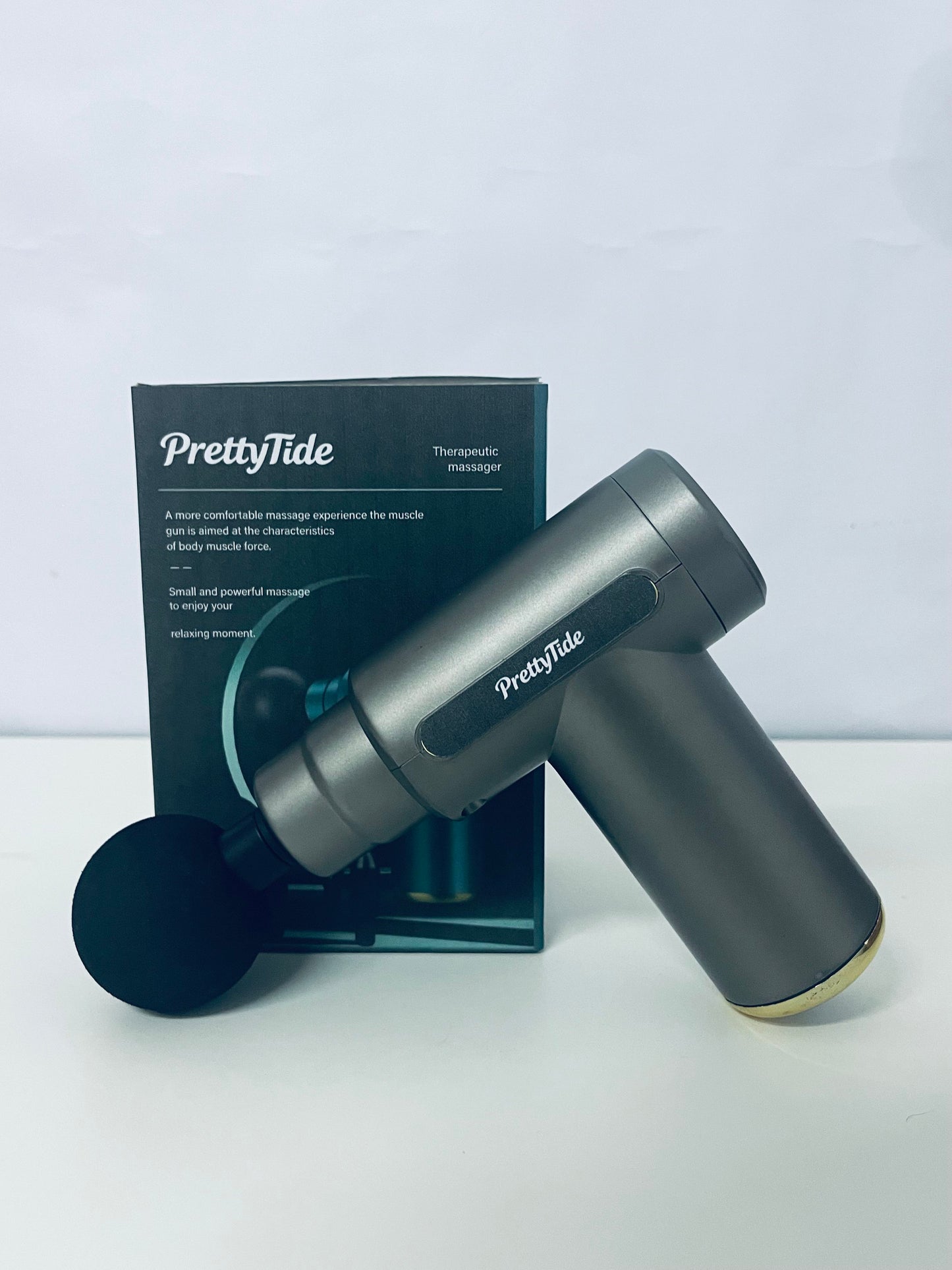 PrettyTide Portable Fascia Gun Mini & Powerful Comfortable Massage A Portable Relief Tool for Daily Relaxation