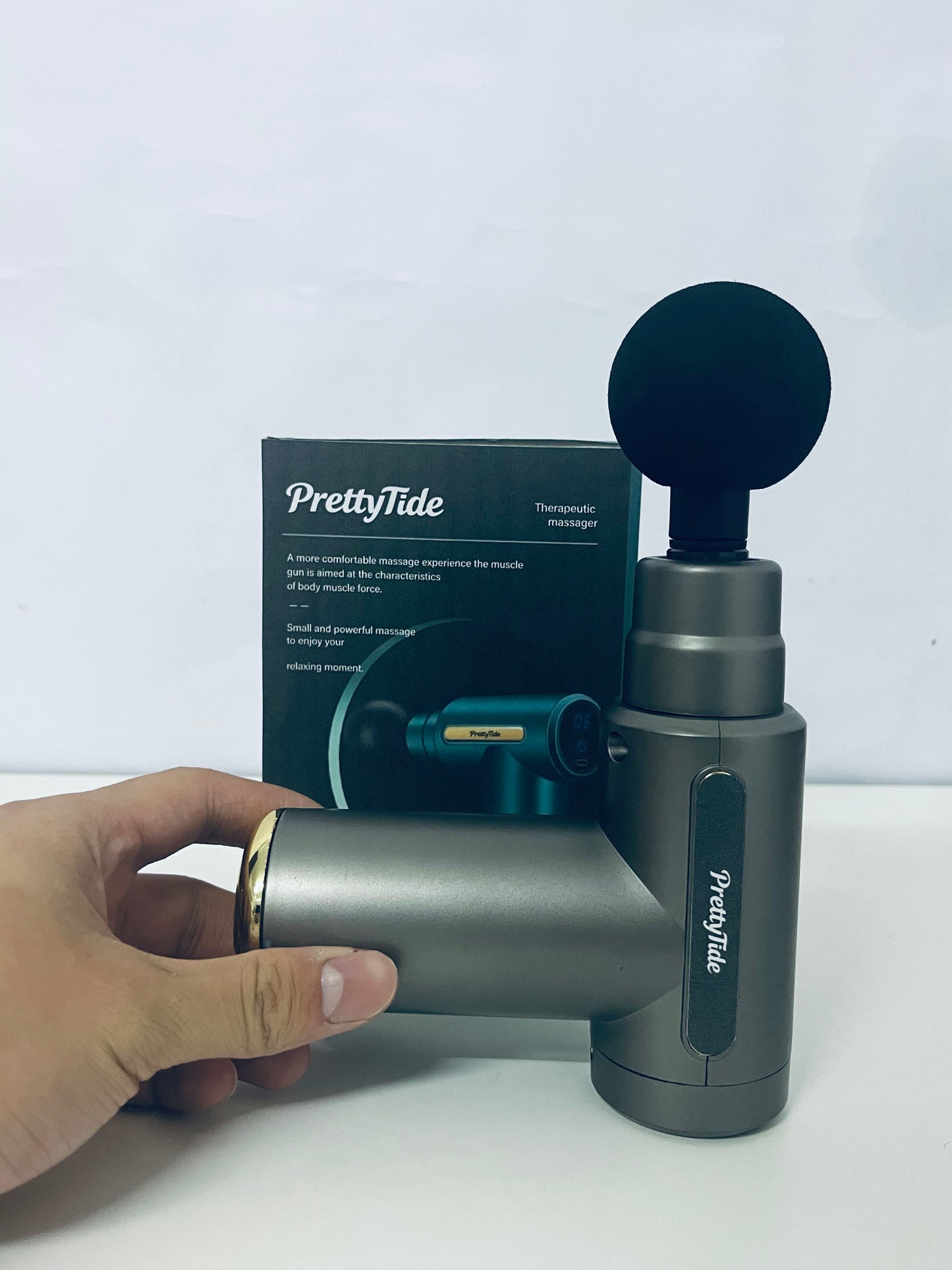 PrettyTide Portable Fascia Gun Mini & Powerful Comfortable Massage A Portable Relief Tool for Daily Relaxation