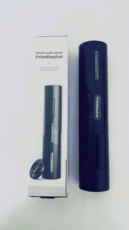 PrimitiveAnt Electric Can Opener, Can Opener Electric for Seniors with Smooth Edge, Black