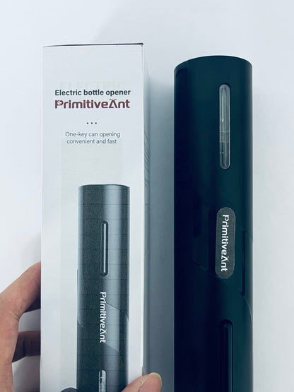 PrimitiveAnt Electric Can Opener, Can Opener Electric for Seniors with Smooth Edge, Black