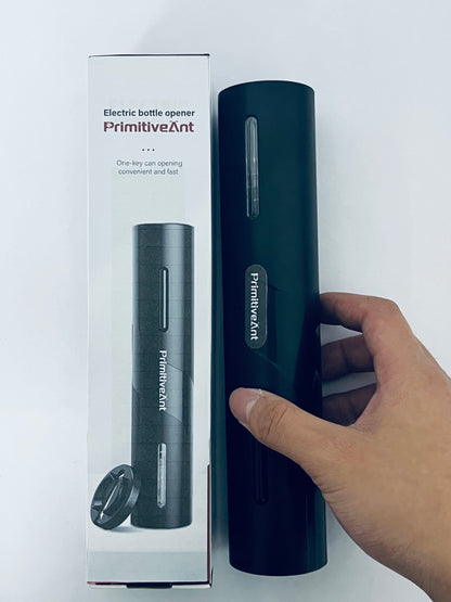 PrimitiveAnt Electric Can Opener, Can Opener Electric for Seniors with Smooth Edge, Black