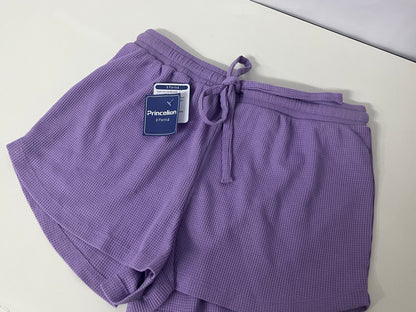 [Princelion Pants]——Princelion Waffle Knit Lounge Shorts - Soft & Skin-Friendly Casual Shorts for Home & Outdoors