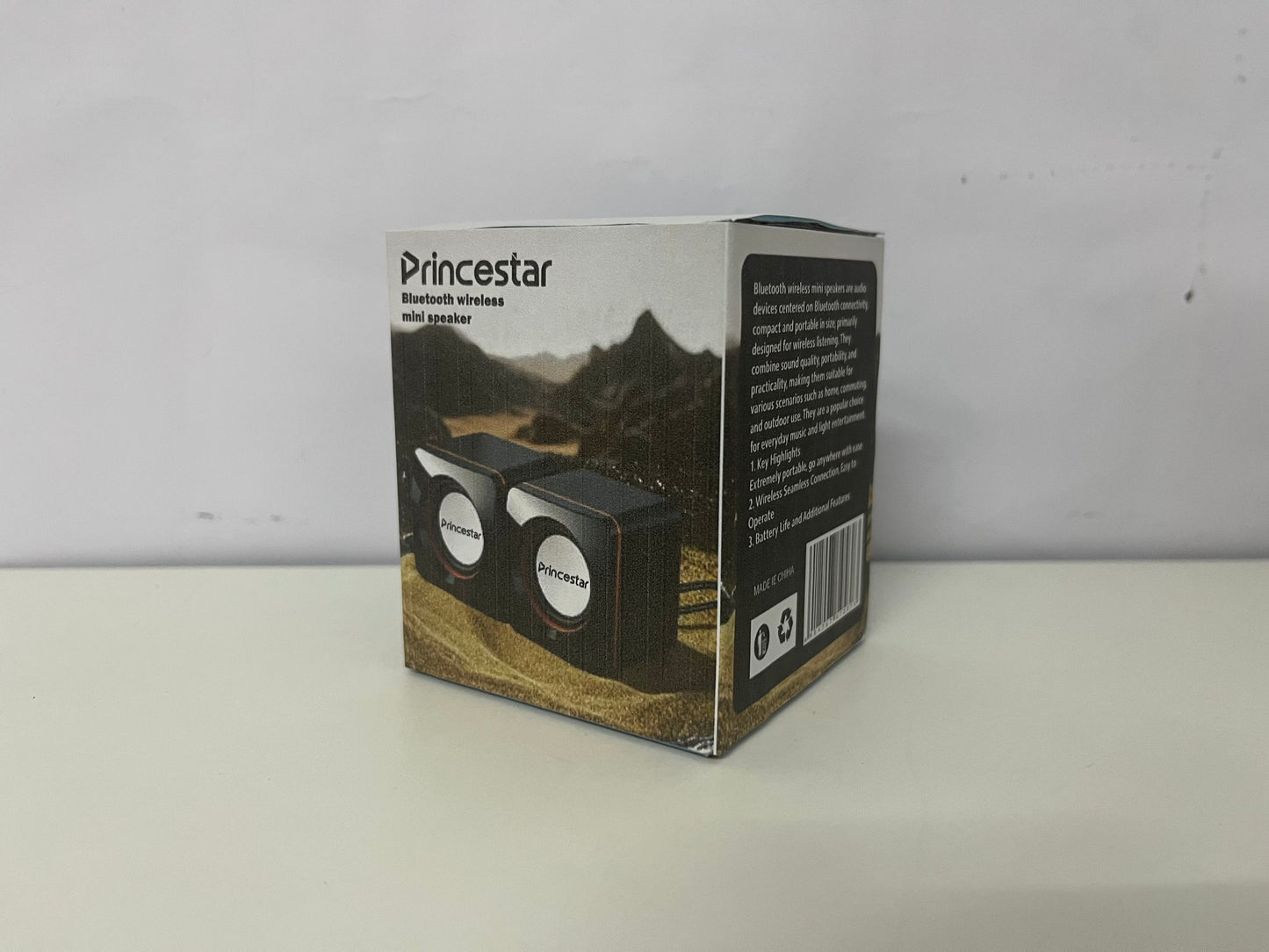 [Princestar Loud speakers]——Princestar Portable Mini Bluetooth Speaker | Small Size, Big Sound