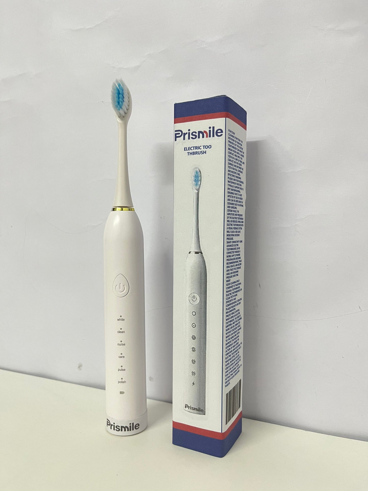 [Prismile Electrical toothbrushes]-Multi-Mode Electric Toothbrush - Adult Soft Bristle Sonic Vibration Whitening Toothbrush