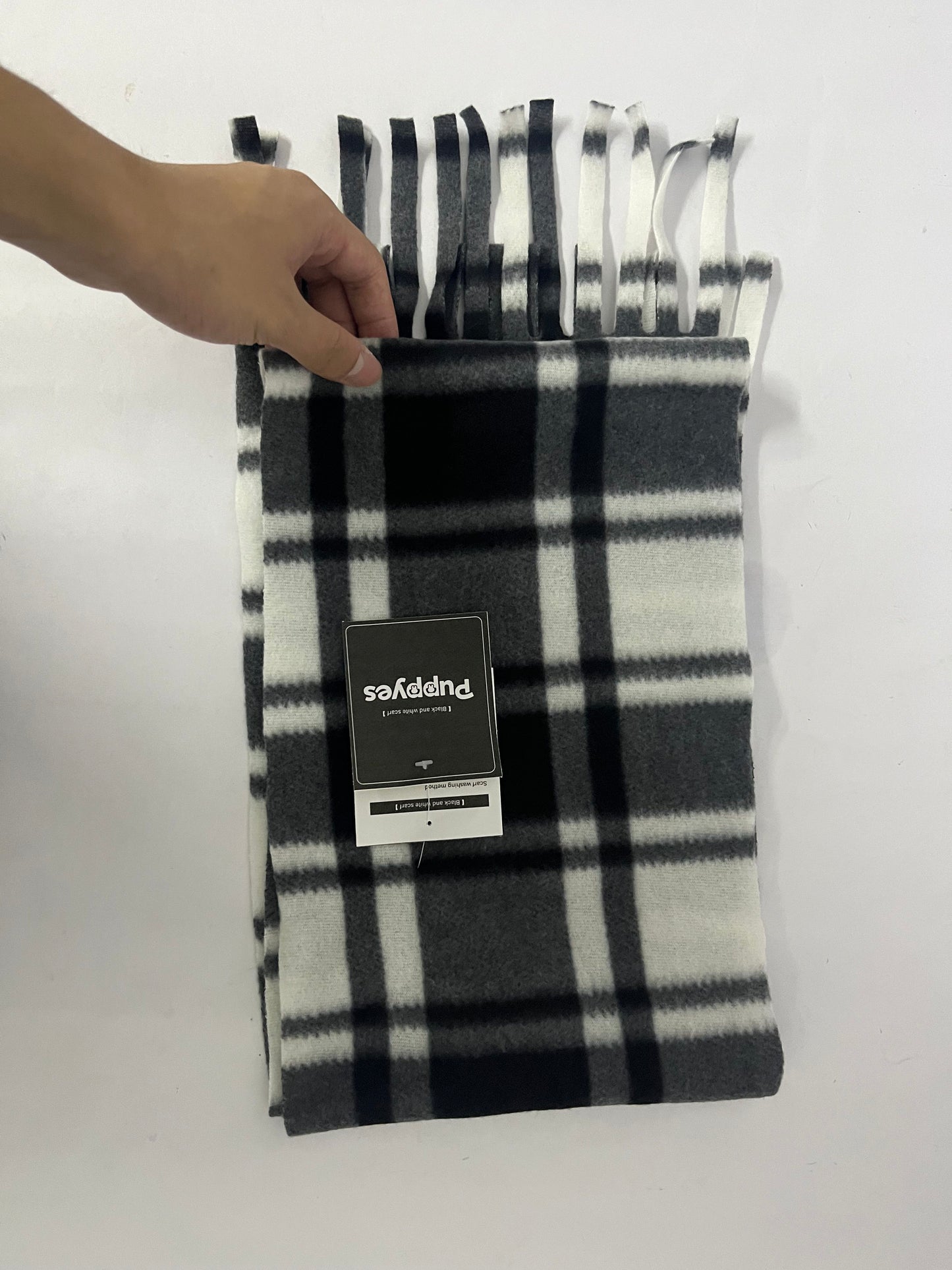 Puppyes  Fashion Long Shawl Big Grid Winter Warm Lattice Large Scarf