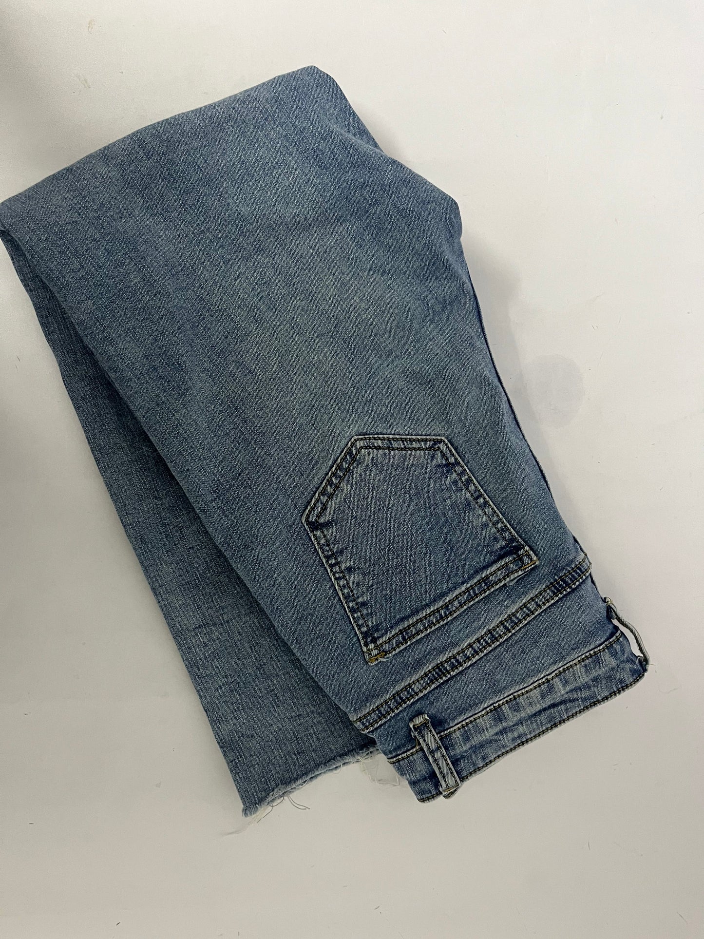 Puppyes  Jeans for Women  High-Rise Skinny Raw Edge Hem