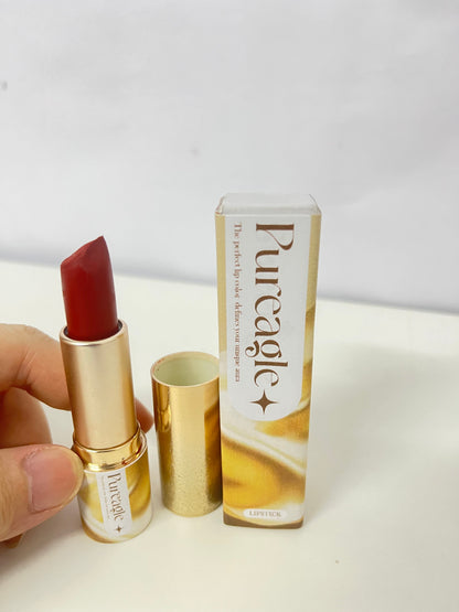 Pureagle Retro Red Brown Matte Lipstick - Velvet Matte Whitening Lip Balm for All Skin Tones