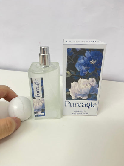 Pureagle Peony Scent Plant Essential Oil Fragrance - 50ml Natural Soothing Light Fragrance Spray
