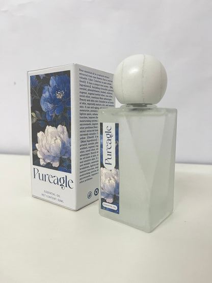 Pureagle Peony Scent Plant Essential Oil Fragrance - 50ml Natural Soothing Light Fragrance Spray