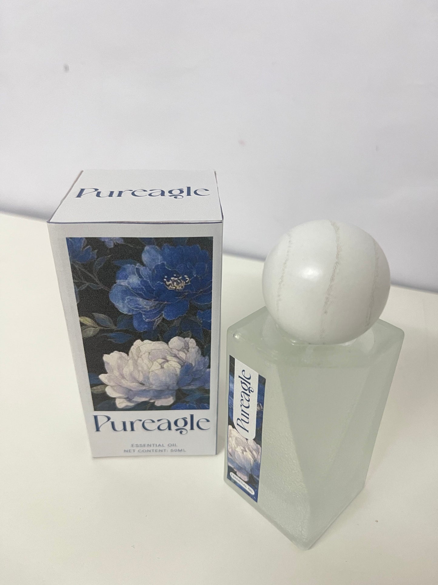 Pureagle Peony Scent Plant Essential Oil Fragrance - 50ml Natural Soothing Light Fragrance Spray