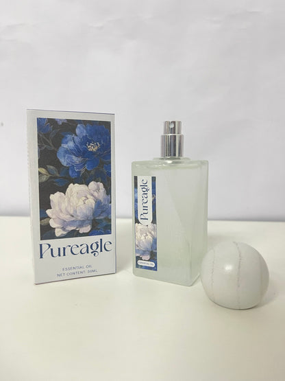 Pureagle Peony Scent Plant Essential Oil Fragrance - 50ml Natural Soothing Light Fragrance Spray