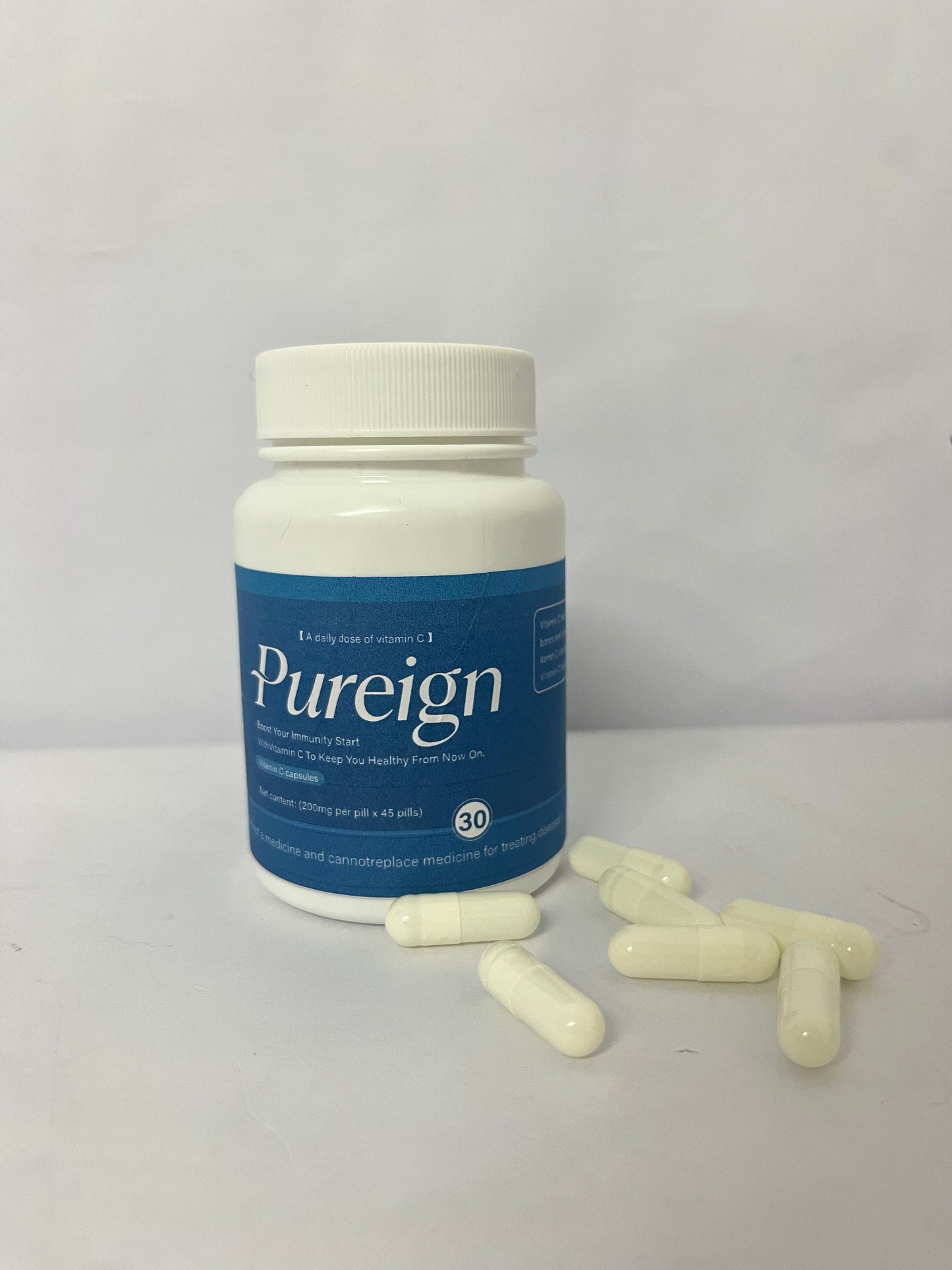 Pureign Vitamin C 1000mg, 30 Softgels - Non-GMO Natural Liposomal Vitamin C Supplement That Promotes Healthy Skin - Immune System Booster for Adults, Supports Collagen Formation