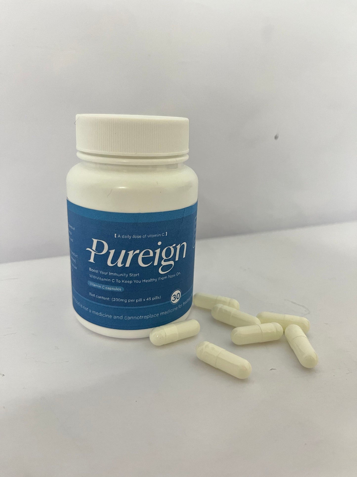 Pureign Vitamin C 1000mg, 30 Softgels - Non-GMO Natural Liposomal Vitamin C Supplement That Promotes Healthy Skin - Immune System Booster for Adults, Supports Collagen Formation