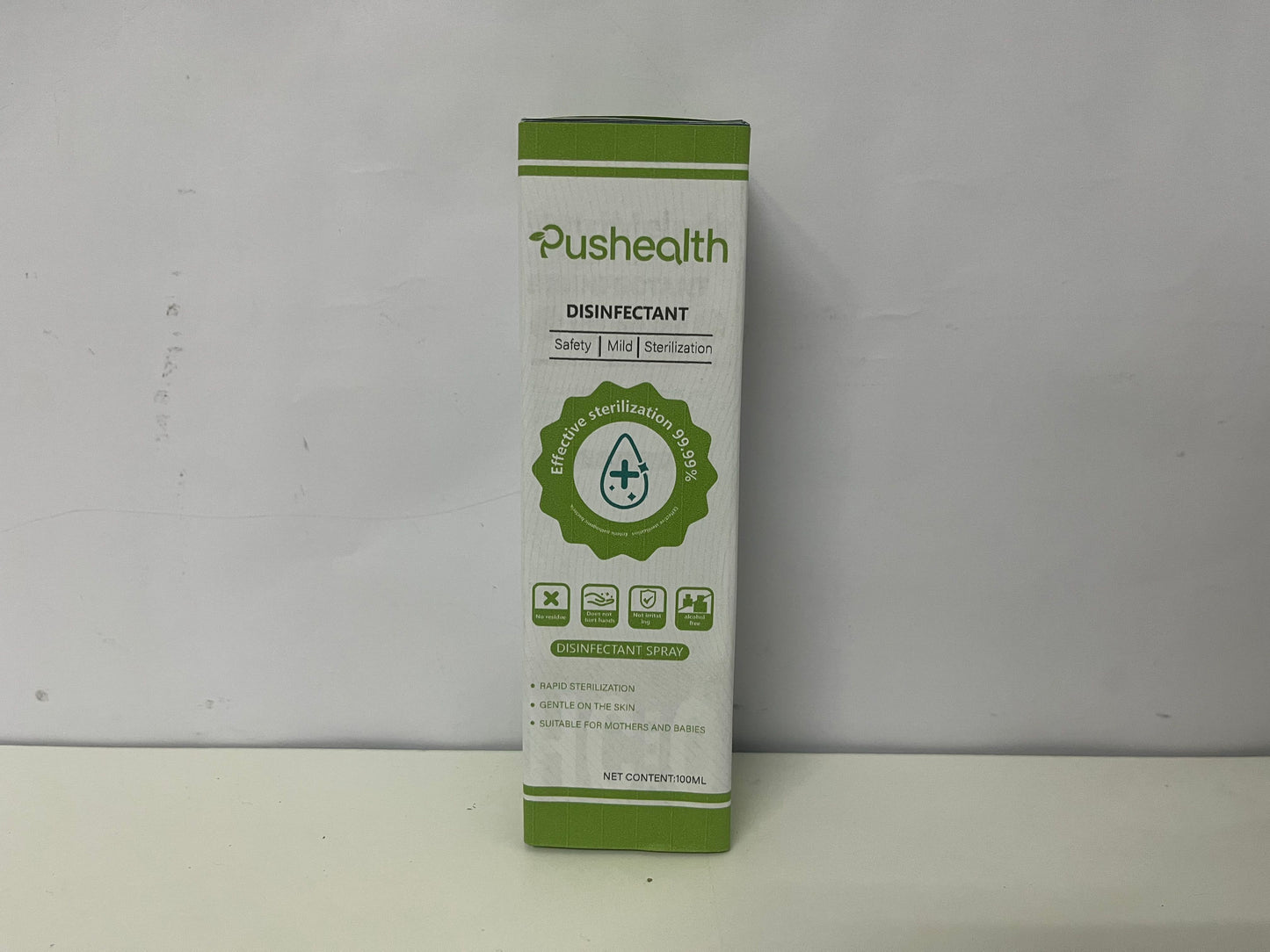 [Pushealth Disinfectants]——Pushealth Gentle Disinfectant Spray | 99.9% Effective Germ Killing, Safe for Moms & Babies