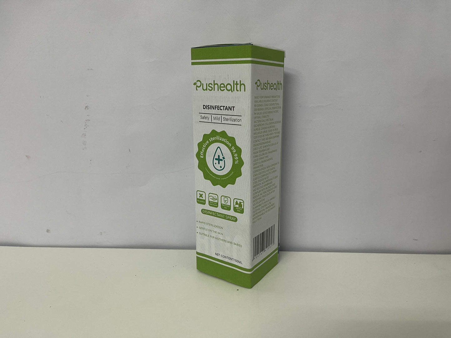[Pushealth Disinfectants]——Pushealth Gentle Disinfectant Spray | 99.9% Effective Germ Killing, Safe for Moms & Babies