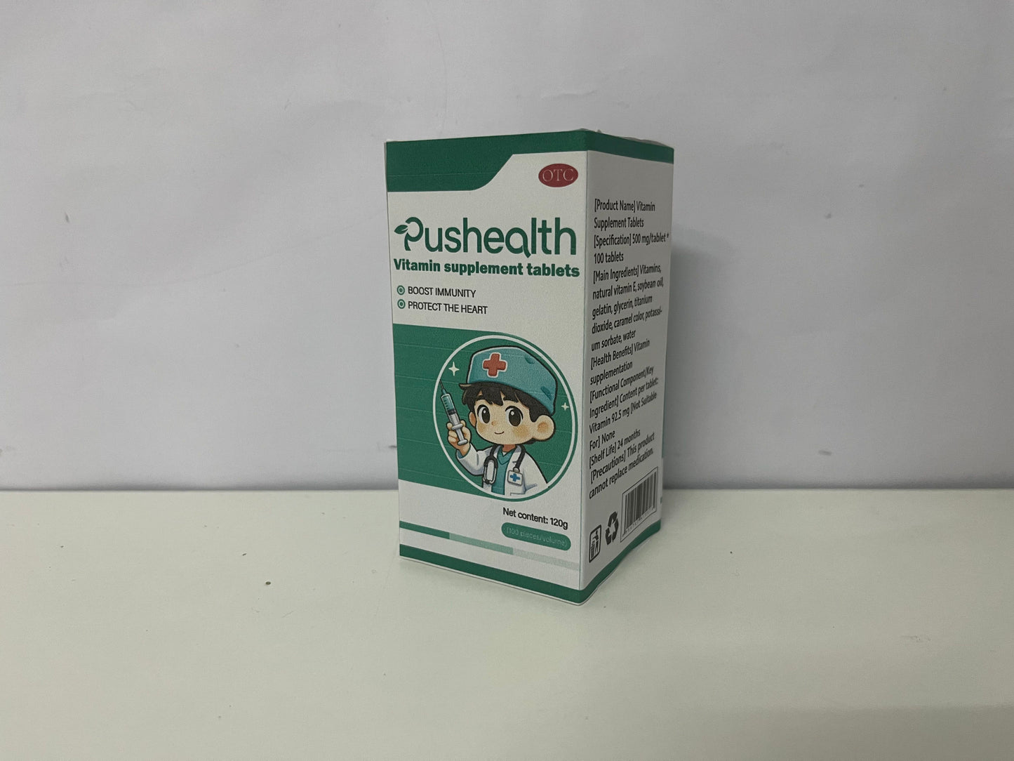 [Pushealth Vitamins]——Pushealth Multivitamin Tablets | Boost Immunity & Support Heart Health for Whole Family Wellness
