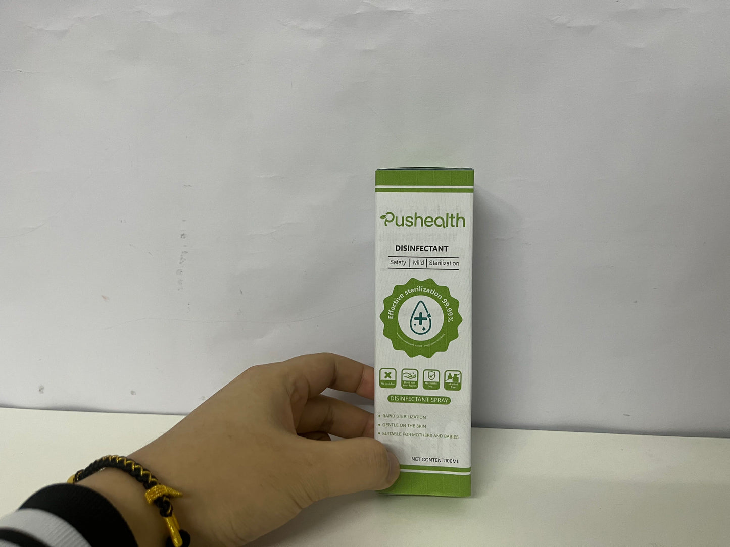 [Pushealth Disinfectants]——Pushealth Gentle Disinfectant Spray | 99.9% Effective Germ Killing, Safe for Moms & Babies