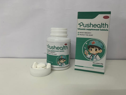 [Pushealth Vitamins]——Pushealth Multivitamin Tablets | Boost Immunity & Support Heart Health for Whole Family Wellness