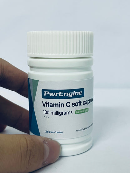 PwrEngine Vitamin C 10,000 IU Premium Non-GMO Formula Supports Healthy Vision & Immune System and Healthy Growth & Reproduction, 25 Softgels