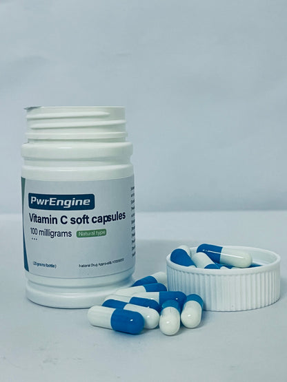 PwrEngine Vitamin C 10,000 IU Premium Non-GMO Formula Supports Healthy Vision & Immune System and Healthy Growth & Reproduction, 25 Softgels