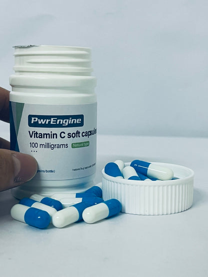 PwrEngine Vitamin C 10,000 IU Premium Non-GMO Formula Supports Healthy Vision & Immune System and Healthy Growth & Reproduction, 25 Softgels
