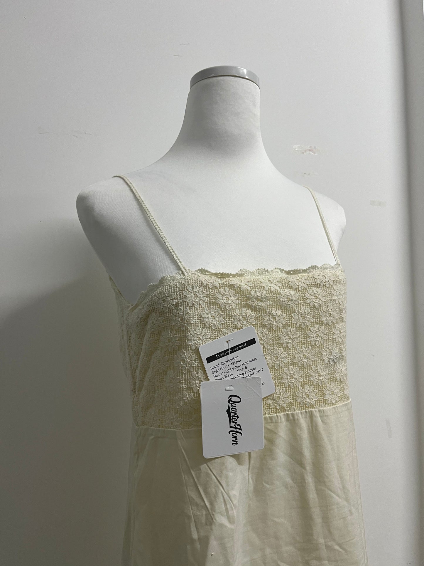 QuarterHorn Spring Cotton Slip Dress Embroidery Gentle Cute Floor Length Dress Summer Beach Spaghetti Strap Sundress