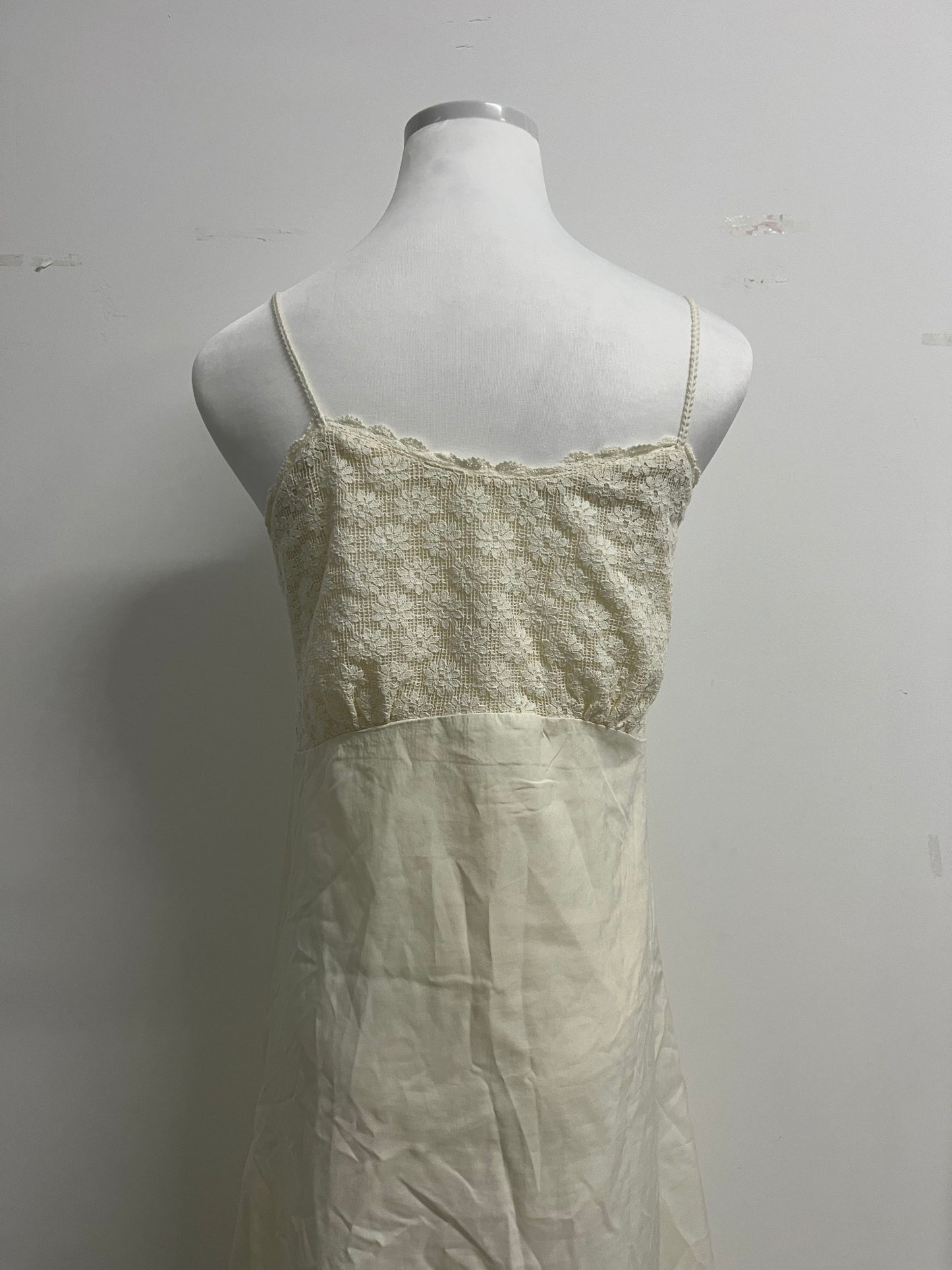 QuarterHorn Spring Cotton Slip Dress Embroidery Gentle Cute Floor Length Dress Summer Beach Spaghetti Strap Sundress