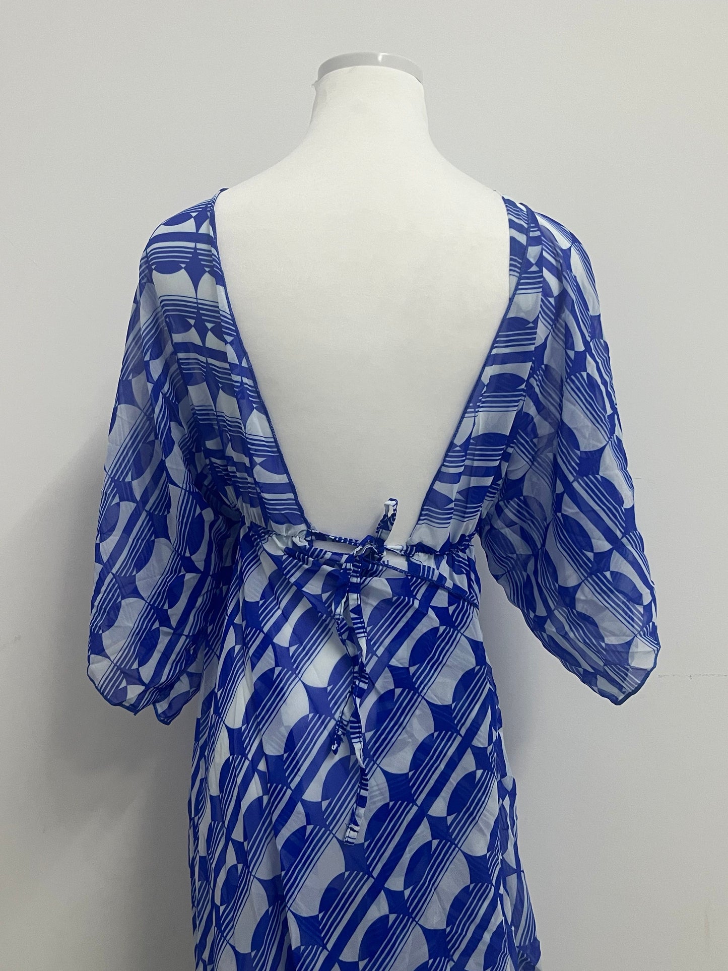 Queenigma Kimono Dresses Coverup for Women Open Front Striped Maxi Cardigan Beach Cover Up