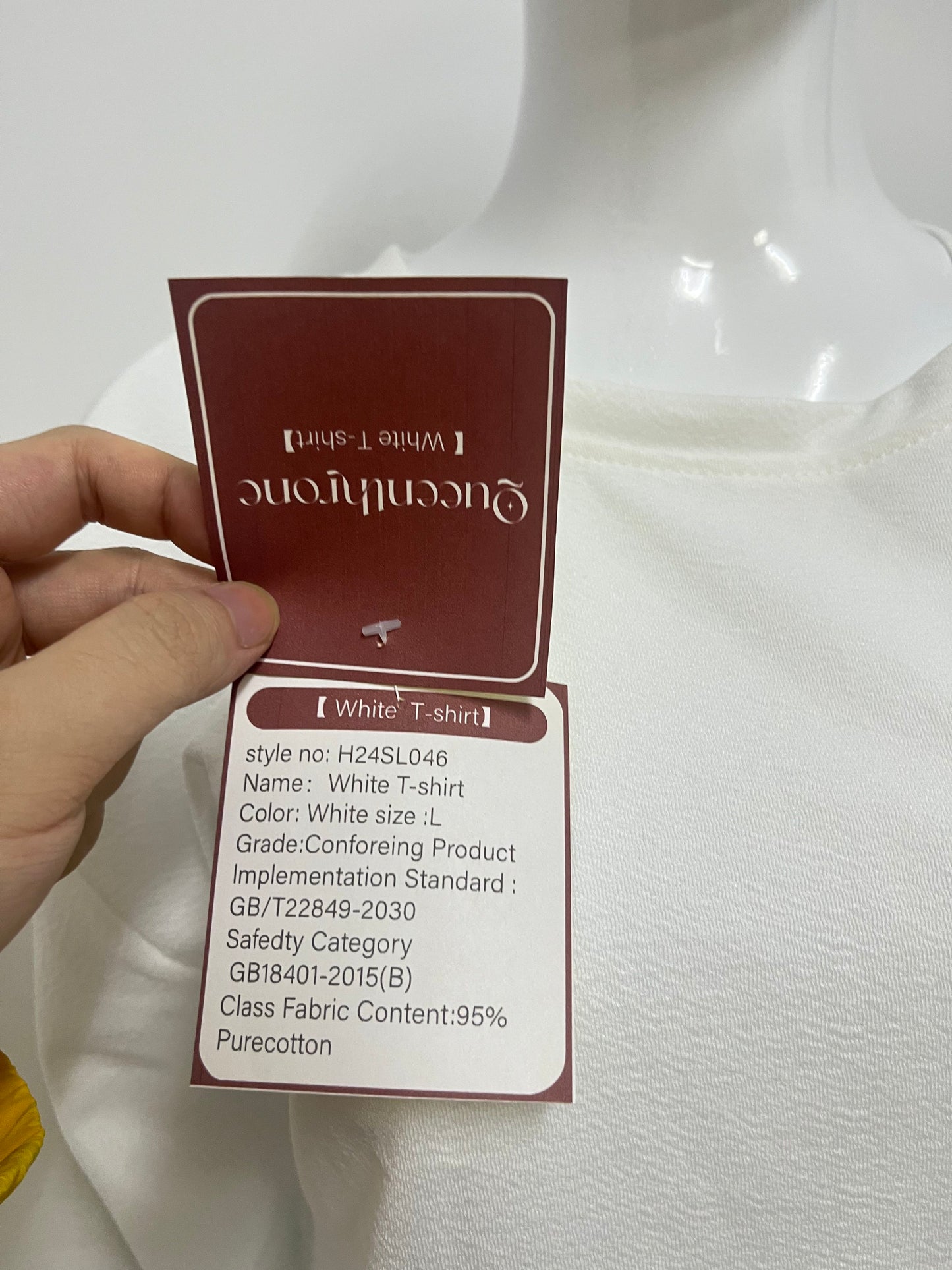 [Queenthrone T-shirts]——Pure Cotton Textured Loose T-Shirt - Versatile Basic Top