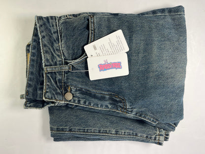 RABBITREE Straight-leg jeans flatter figure, adapt to diverse occasions, and provide moderate elastic support