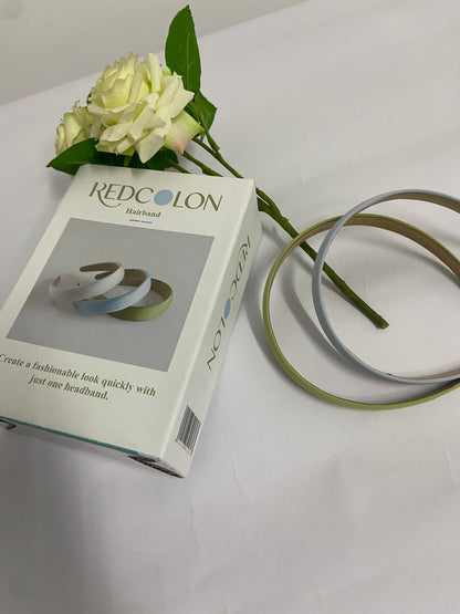 REDCOLON Headbands for Women Non Slip Trendy Headbands for Women’s Hair 1 inch Wide Cute Headband for Girls, Spring Head Bands Elastic Hair Bands Fashion Accessories for Women 3PCS