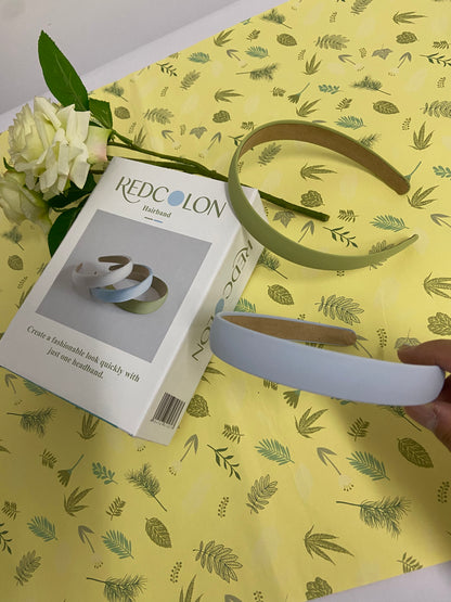 REDCOLON Headbands for Women Non Slip Trendy Headbands for Women’s Hair 1 inch Wide Cute Headband for Girls, Spring Head Bands Elastic Hair Bands Fashion Accessories for Women 3PCS